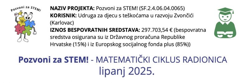 Edukativne i interaktivne radionica za djecu osnovnoškolske i vrtićke dobi u STEM području