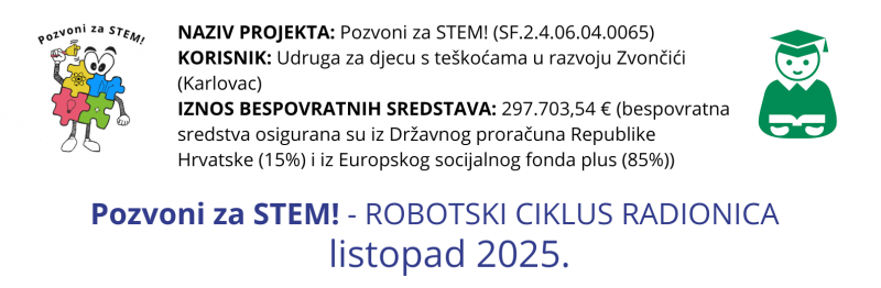 Edukativne i interaktivne radionica za djecu osnovnoškolske i vrtićke dobi u STEM području