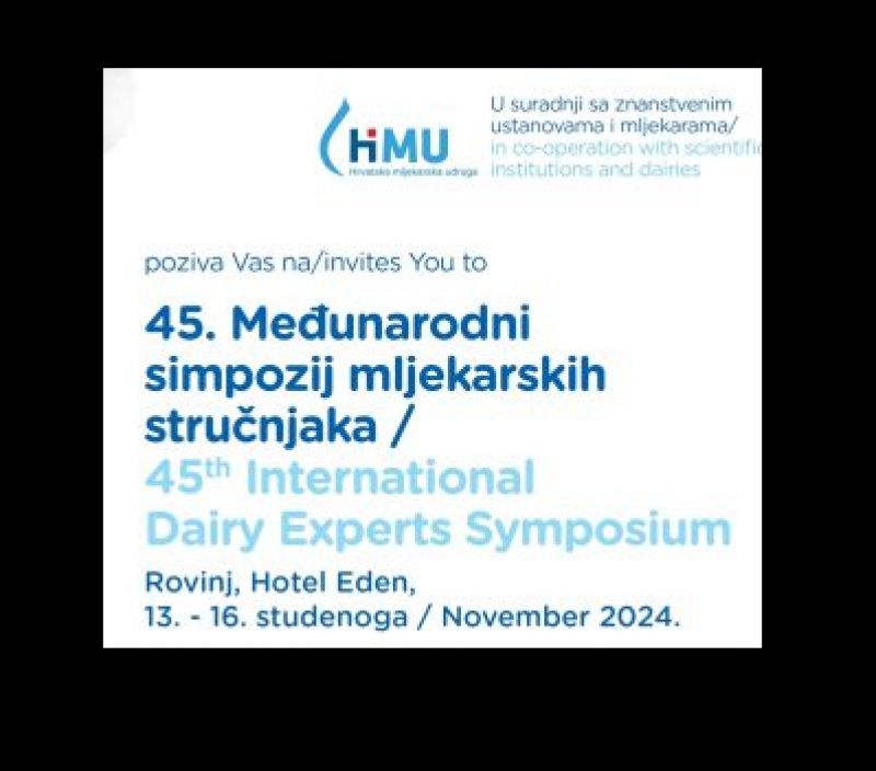 SIROFONIJA predstavila brojna postignuća na 45. međunarodnom simpoziju mljekarskih stručnjaka u Rovinju
