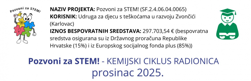 Pozvoni za STEM! – kemijski ciklus radionica