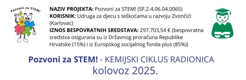 Edukativne i interaktivne radionica za djecu osnovnoškolske i vrtićke dobi u STEM području