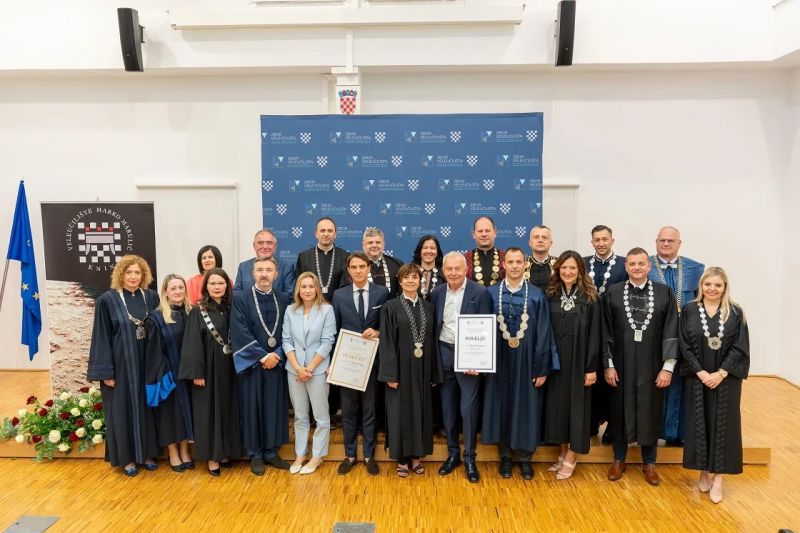 Priznanje prof. dr. sc. Antunu Alegru za doprinos u biomedicini i zdravstvu
