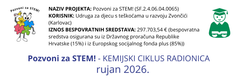 Pozvoni za STEM! - matematički ciklus radionica, rujan 2026.