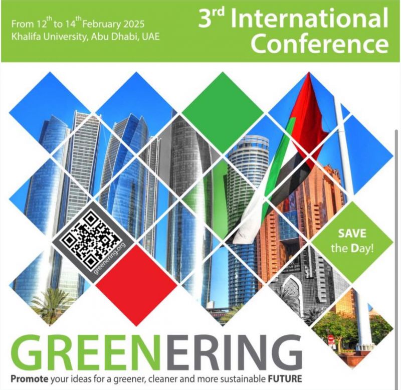 Zelene tehnologije i pametna poljoprivreda: SIROFONIJA na 3rd Greenering Conference na Kalifa University